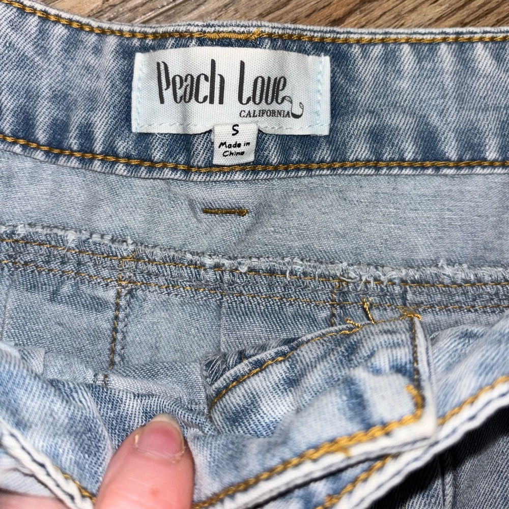 Peach Love California Denim Tennis skirt❤️ NWT - Picture 4 of 10
